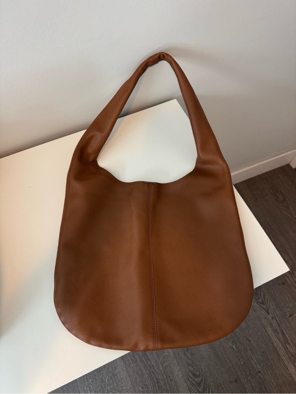 OAK + FORT Cognac Brown Shoulder Hobo Bag